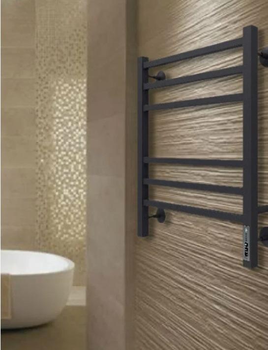 Полотенцесушитель Ватикан П6 450х600 электро ( new встроен диммер) КС графит Терминус