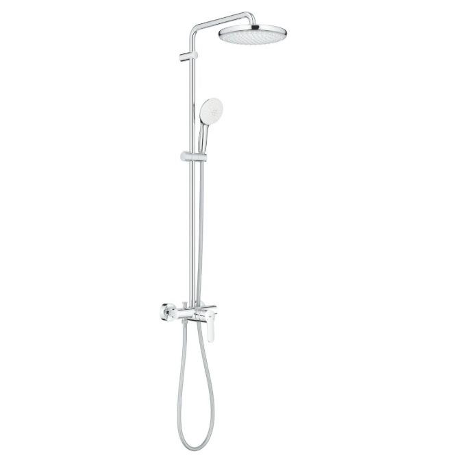 Душевая система со смесителем для душа, хром Grohe Tempesta Cosmopolitan 250 26673001
