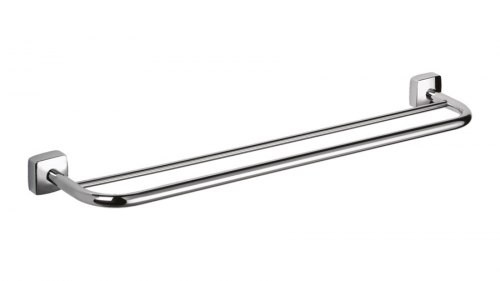 Полотенцедержатель двойной для ванной комнаты FIXSEN KVADRO FX-61302 (ЧЕХИЯ)