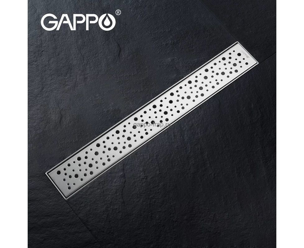 G 85007-2 GAPPO ДУШЕВОЙ ТРАП, 70*500 MM - НЕРЖАВЕЮЩАЯ СТАЛЬ