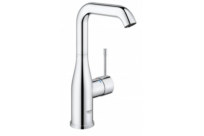 Смеситель для раковины GROHE Essence+ с высоким изливом, хром 23541001