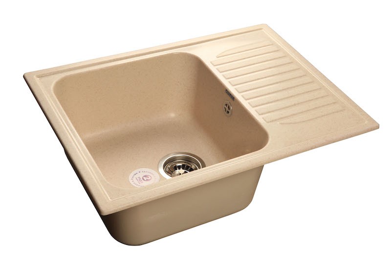 Кухонная мойка (мраморная) GranFest STANDART GF-S 645 L (Россия)