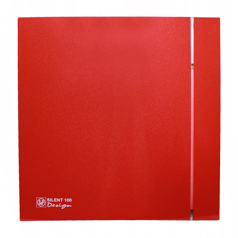 Накладной вентилятор Soler Palau SILENT-100 CZ RED DESIGN 4C
