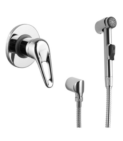 Смеситель с гигиеническим душем встраиваемый LEMARK LM 4119 C LUNA (Чехия)