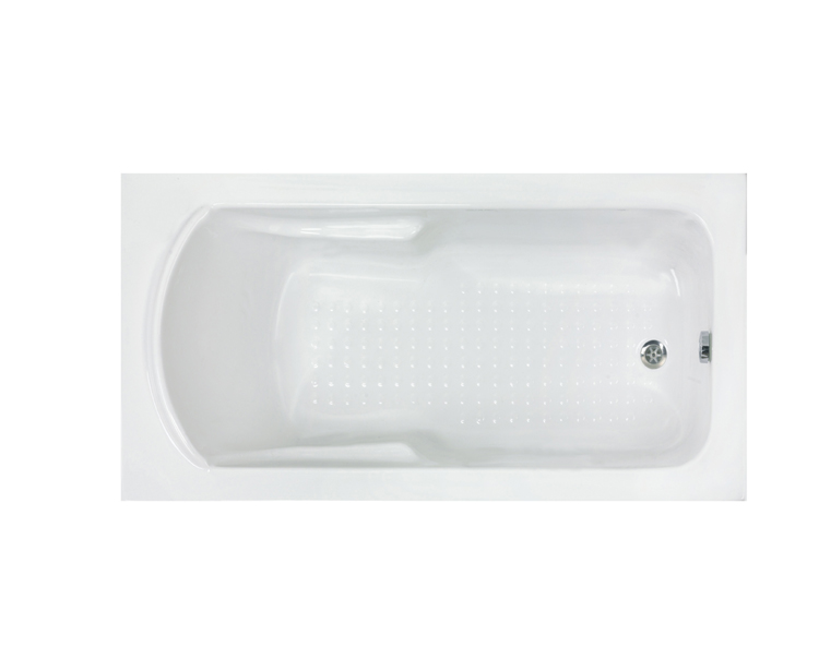 Ванна акриловая в комплекте с ножками OPTIMA 175*75