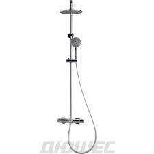 Душевая система для ванны и душа с термостатом BRAVAT F 639114 C-A2-RUS Waterfall (Германия)