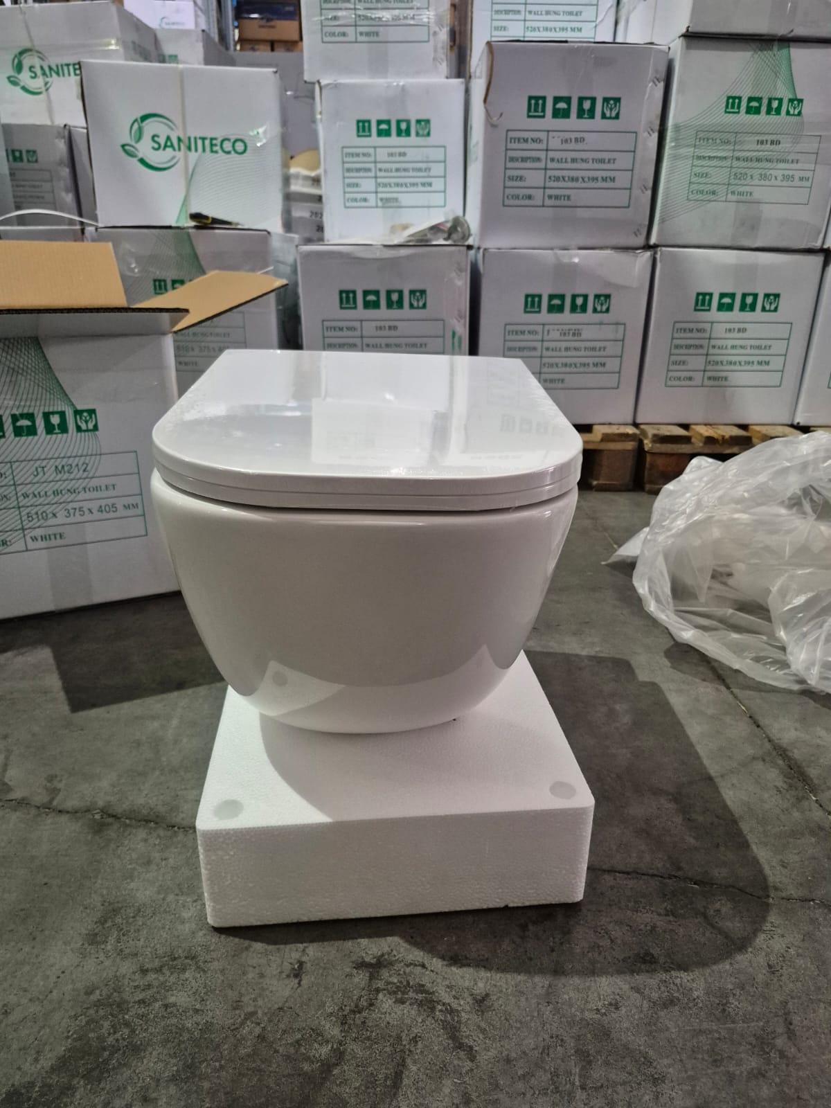Унитаз подвесной SANITECO JT M212 495*350*345 мм