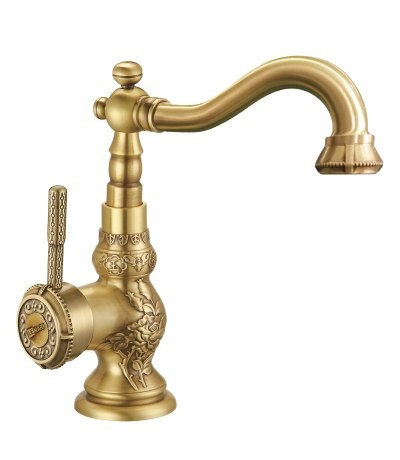 Смеситель для кухни/умывальника с поворотным изливом (бронза) LEMARK LM 6644 B JASMINE (Чехия)