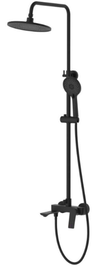 Стойка душевая со смесителем HAIBA HB24816-7 черный