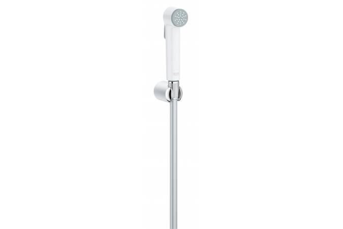 Набор для гигиенического душа GROHE Tempesta-F (гигиенический душ, настенный держатель, шланг 1250 мм), хром, белый 27812IL1