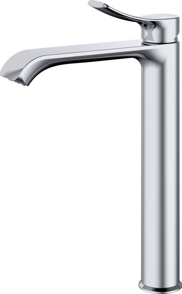 Смеситель для раковины высокий HAIBA HB11553 хром