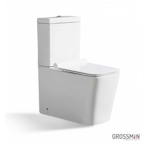 Унитаз напольный с полным прилеганием к стене GROSSMAN GR-4445S (Германия)