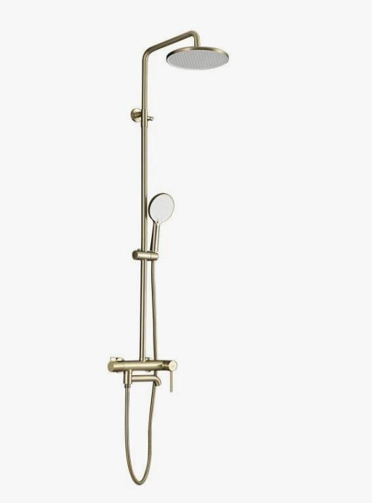 Душевая система GAPPO G2406-3 Золото Сатин с изливом