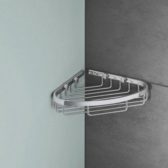 Полочка-решетка GROHE BauCosmopolitan, 300 мм, угловая, хром 40663001