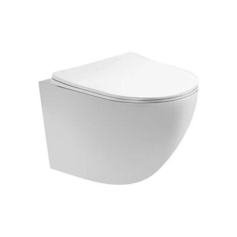 Унитаз подвесной SANITECO 102, Rimless, безободковый 525x360x320 мм
