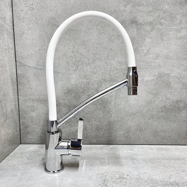 Смеситель для кухни Haiba HB 73643-8 белый