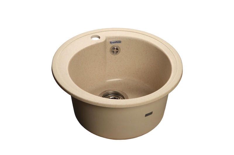 Кухонная мойка (мрамор) GranFest RONDO GF-R 450 (Россия)