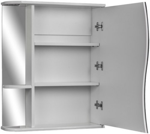 Зеркало-шкаф, левый Айсберг Волна 1 - 60, артикул DA1034HZ (Россия)
