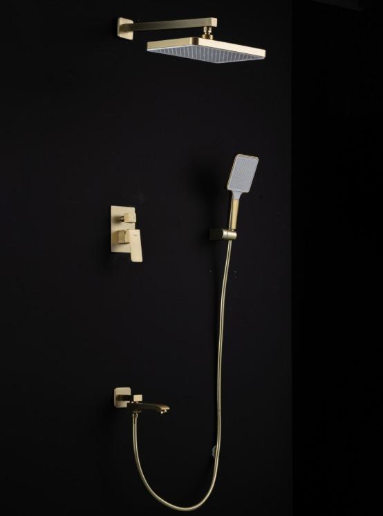 Душевая система Frap F7176-3 Золотой Сатин