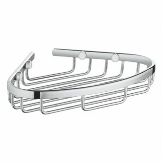 Полочка-решетка GROHE BauCosmopolitan, 200 мм, угловая, хром 40664001