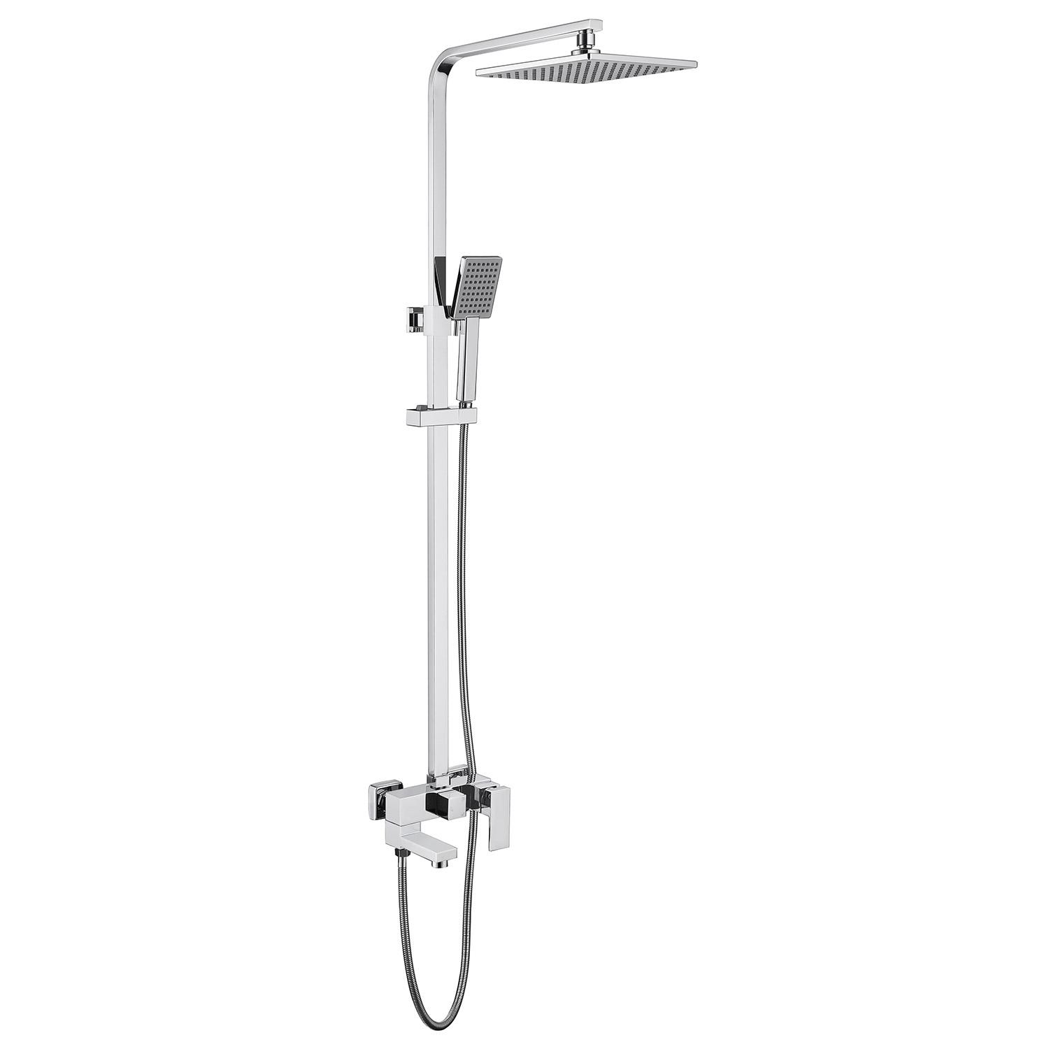 Душевая стойка ABBER Daheim AF 8216 с изливом, хром