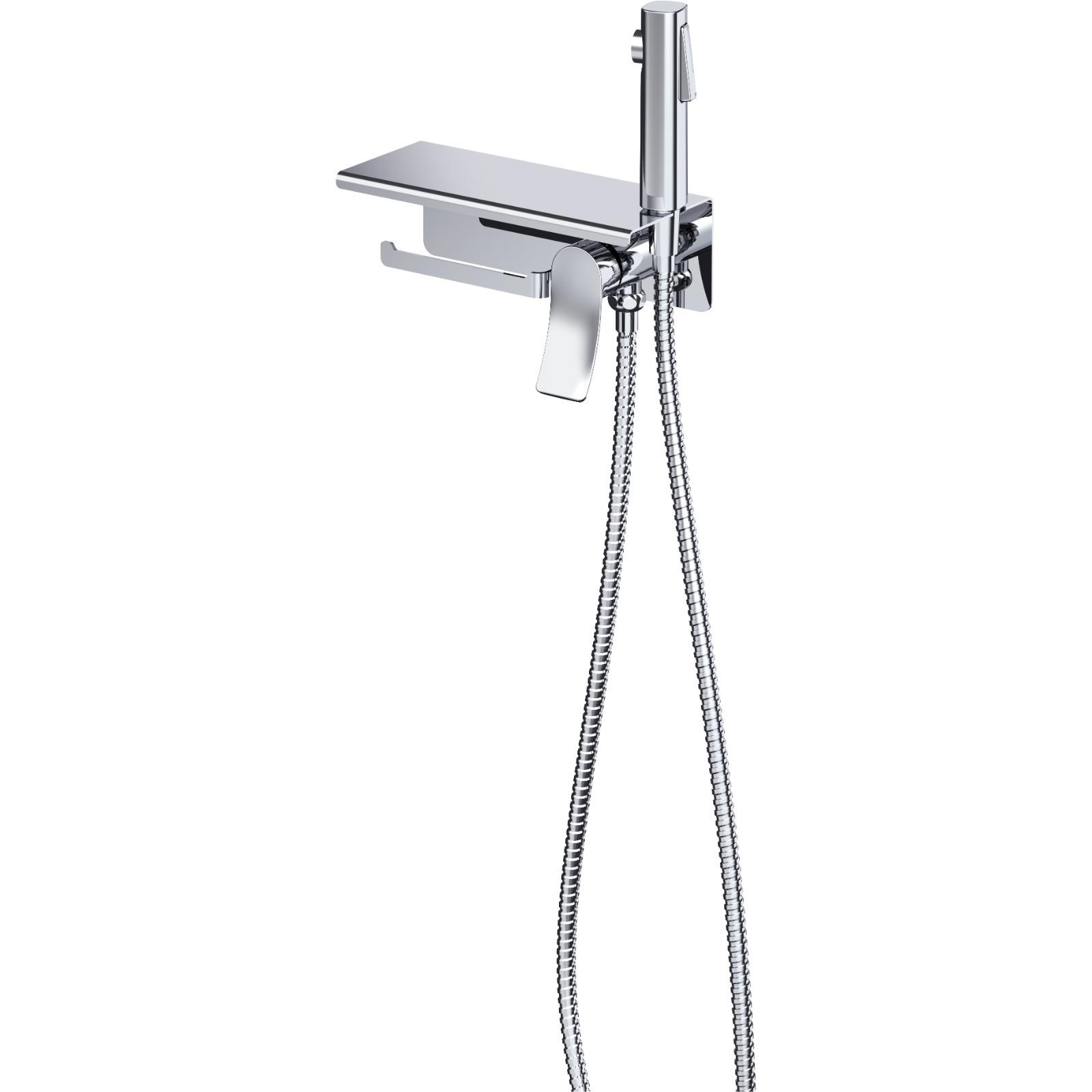 Смеситель с гигиеническим душем HAIBA HB55553 хром
