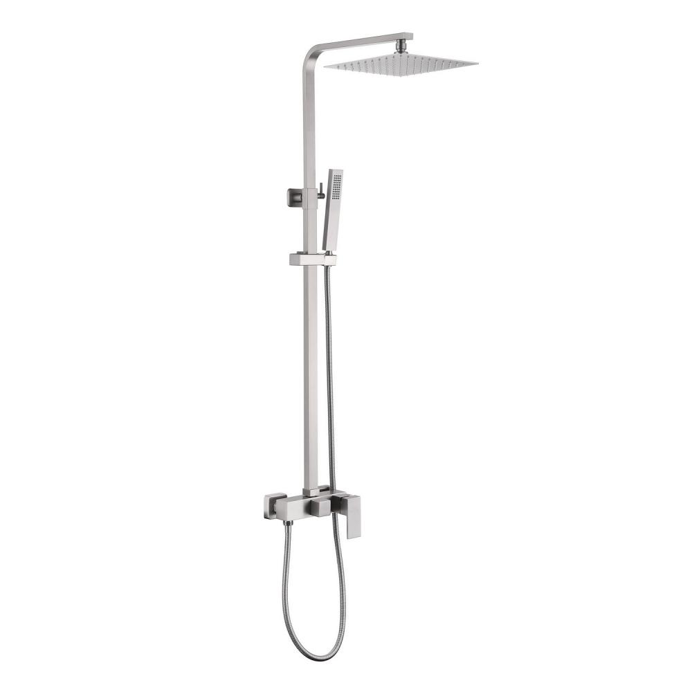 Душевая стойка ABBER Daheim AF8220SPL без излива, сатин