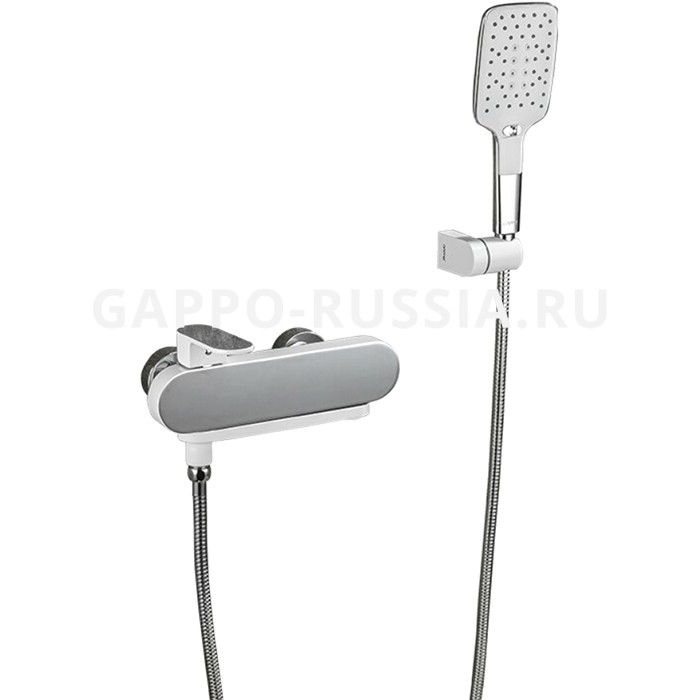Смеситель GAPPO для ванны G 3283-8 белый/хром