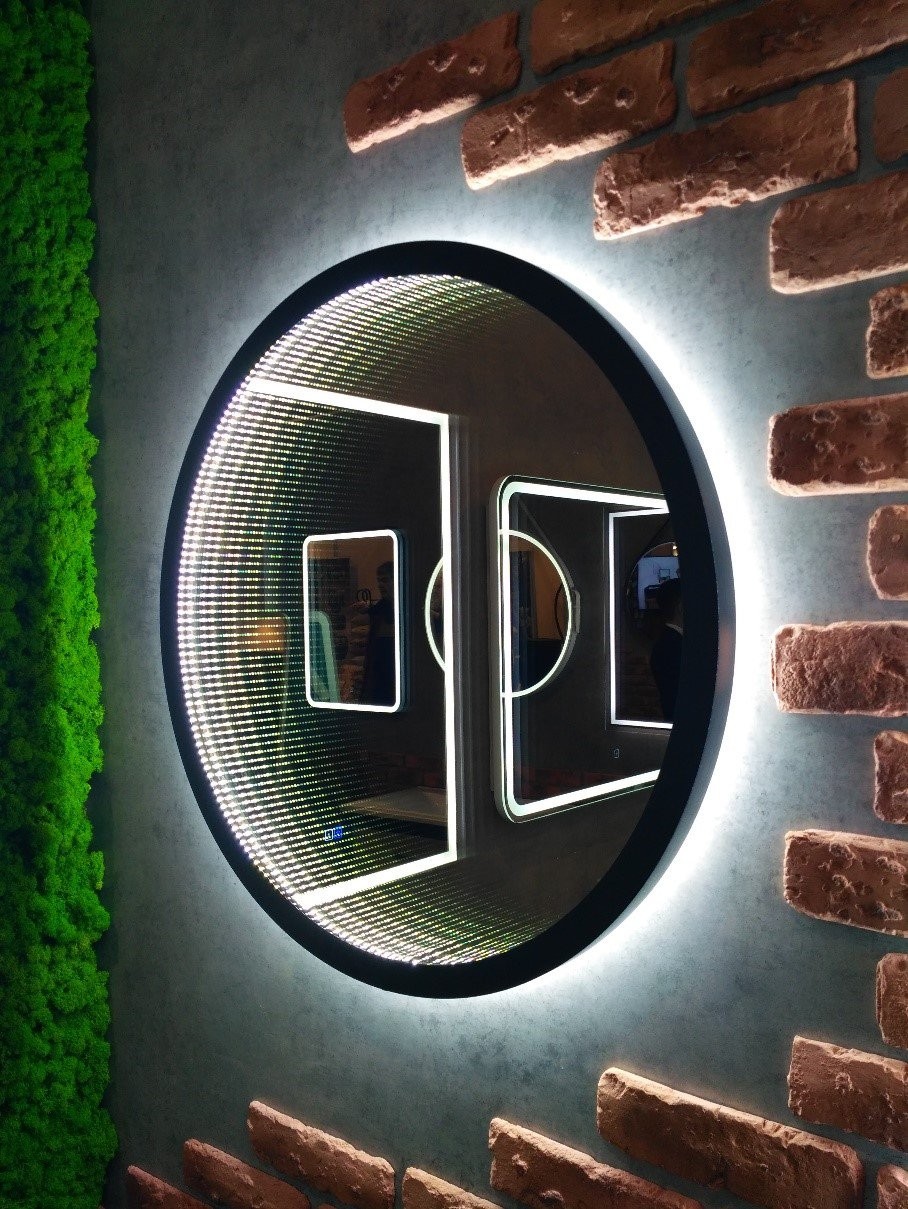 Зеркало Style Black Led