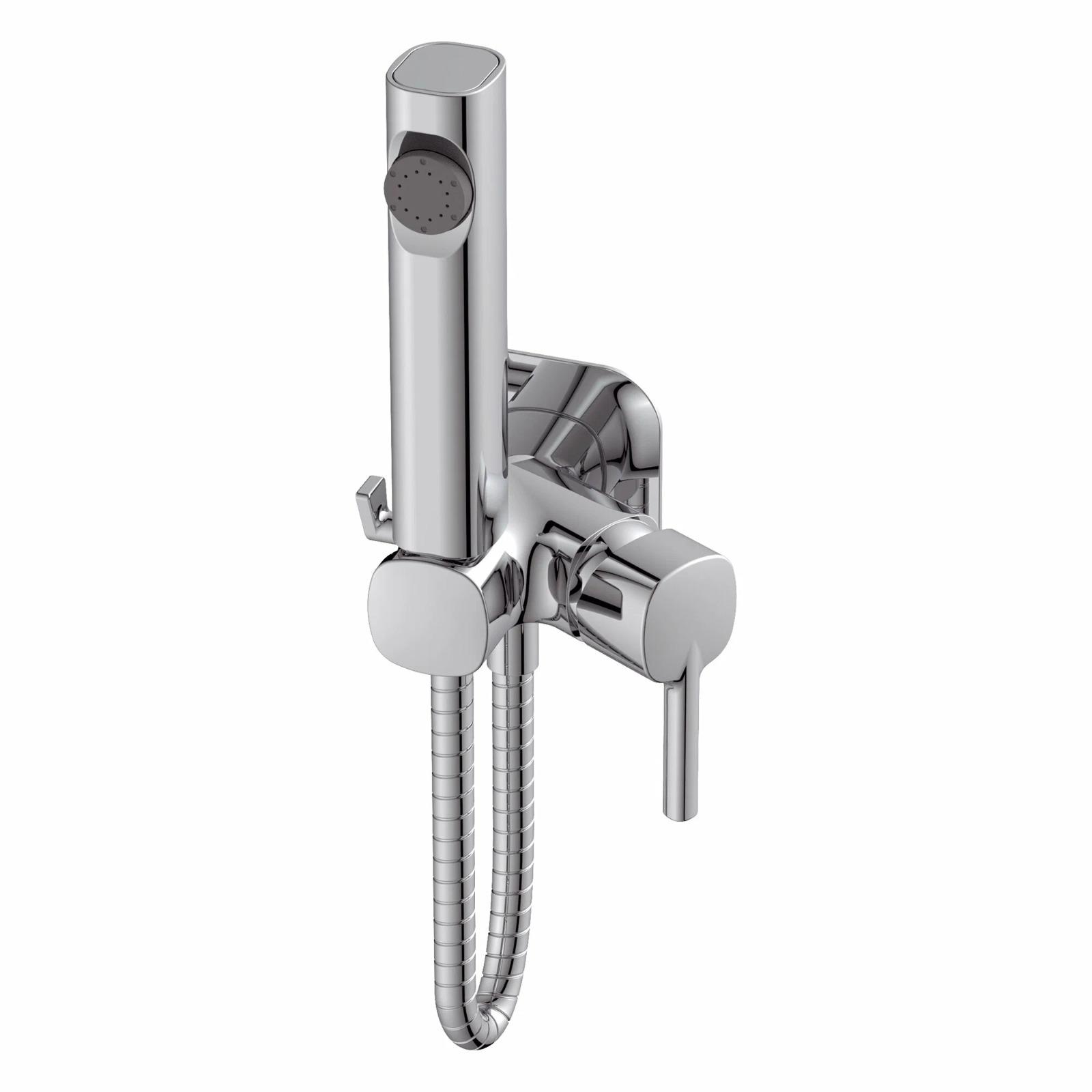 Смеситель с гигиеническим душем HAIBA HB5518 хром