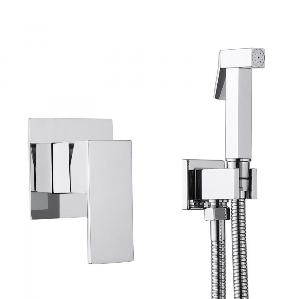 Смеситель ABBER Daheim AF 8225 с гигиеническим душем, хром