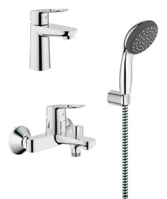 Набор смесителей Grohe Start Loop 3 в 1 125048, для ванны, для раковины, ручной душ 100 мм