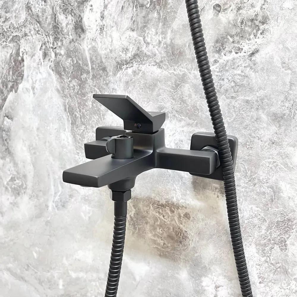 Смеситель для ванны Haiba HB 60818-7черный