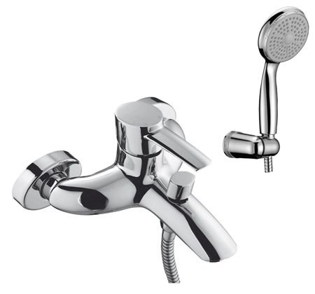 ATLANTISS Смеситель для ванны с коротким изливом, хром LM 3202 C (Чехия)