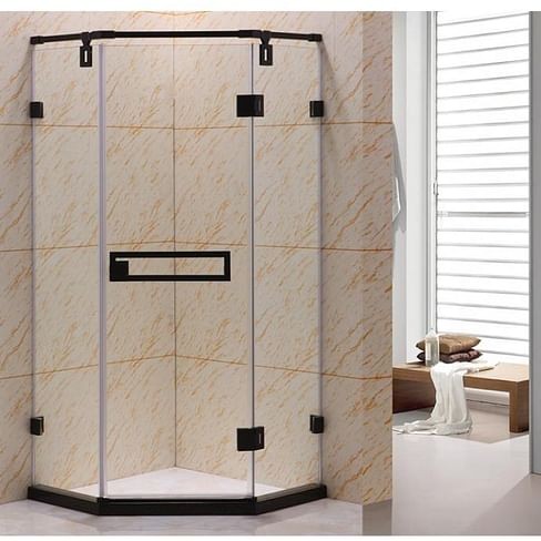 Душевое ограждение 900x900x2000 GROSSMAN ST-90BD BLACK