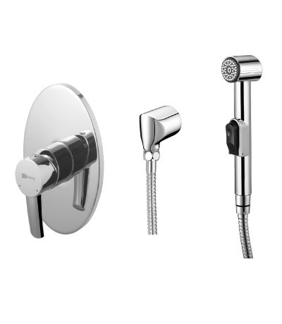 Смеситель с гигиеническим душем встраиваемый LEMARK LM 3219 C ATLANTISS (Чехия)