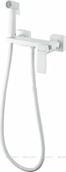 Смеситель с гигиеническим душем HAIBA HB5517-8 белый