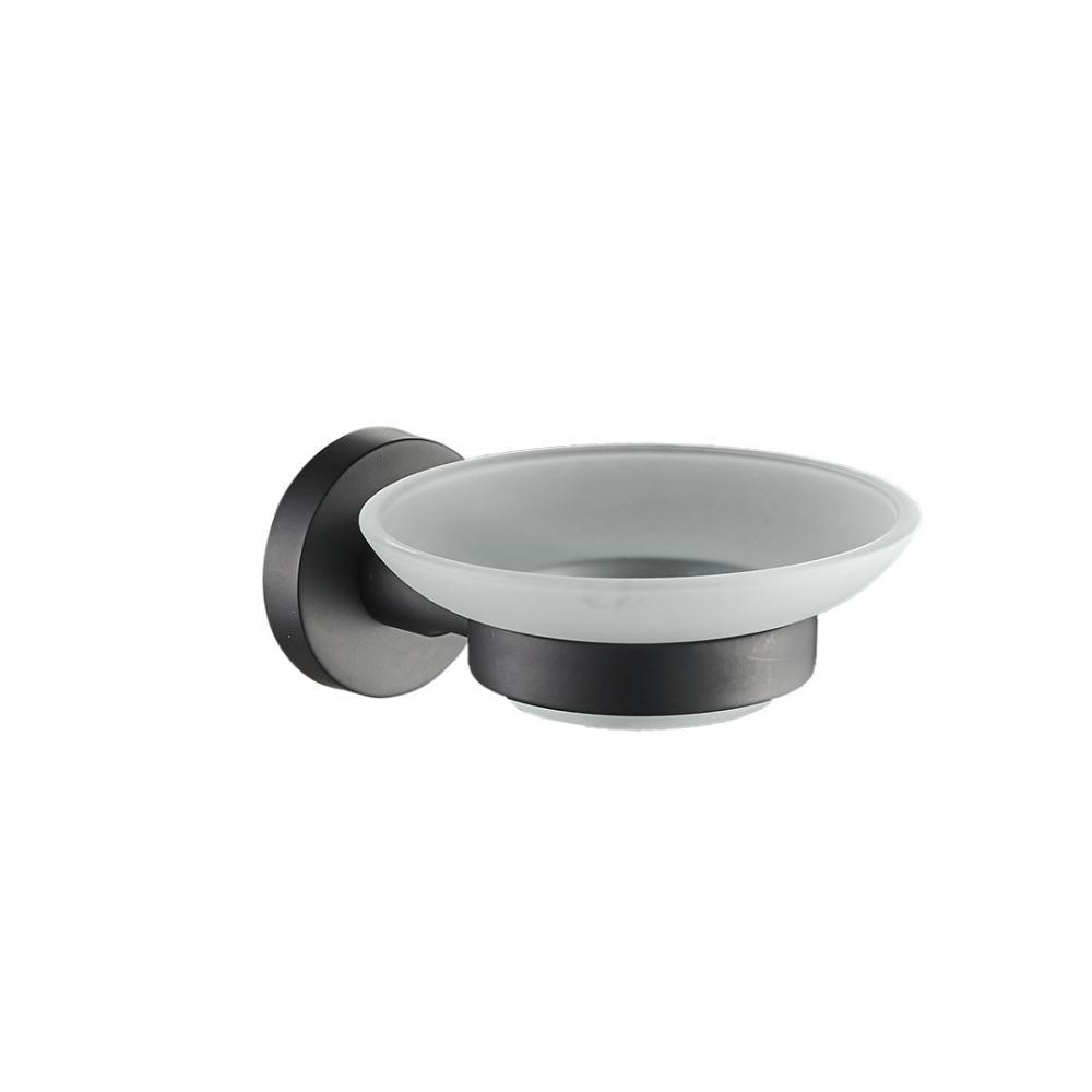 мыльница стекло Black 20585