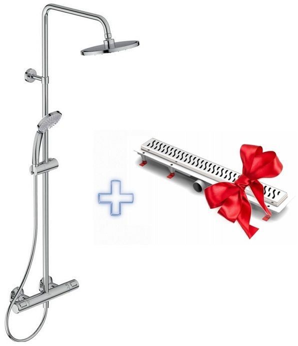 Душевая система Ideal Standard Ceratherm T25 A 7208 AA (200мм, 1 режим струи)