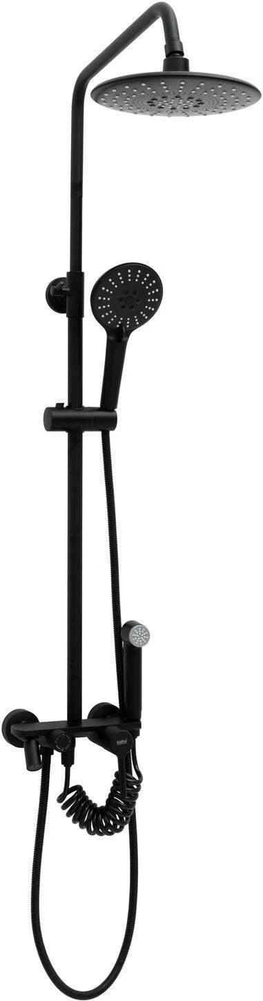 Стойка душевая со смесителем HAIBA HB24814-7 черный
