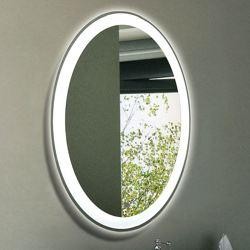 Зеркало Континент Verso LED (570x770) с часами