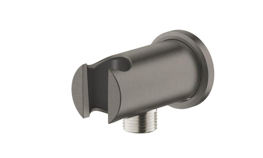 26658AL0 Подключение для душевого шланга GROHE Rainshower с держателем, темный графит матовый