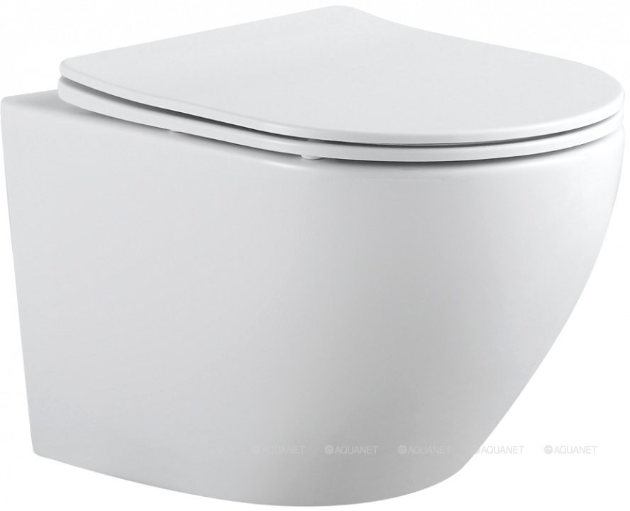 Mondello W Short Унитаз с сидением (Soft Close-SLIMSEAT) подвесной с Rimless (402202)