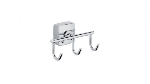 Крючок тройной для ванной комнаты FIXSEN KVADRO FX-61305С (ЧЕХИЯ)