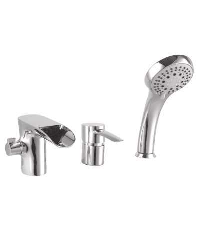 Смеситель для ванны на 3 отверстия LEMARK LM 3245 С ANTLANTISS (Чехия)