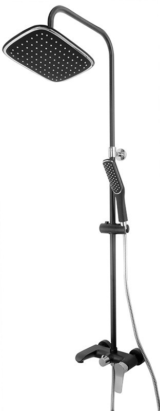 Душевая система со смесителем, ST 200 Black, ESKO