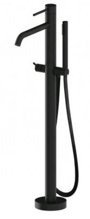 Смеситель для ванны Paffoni Light Черный матовый LIG032NO