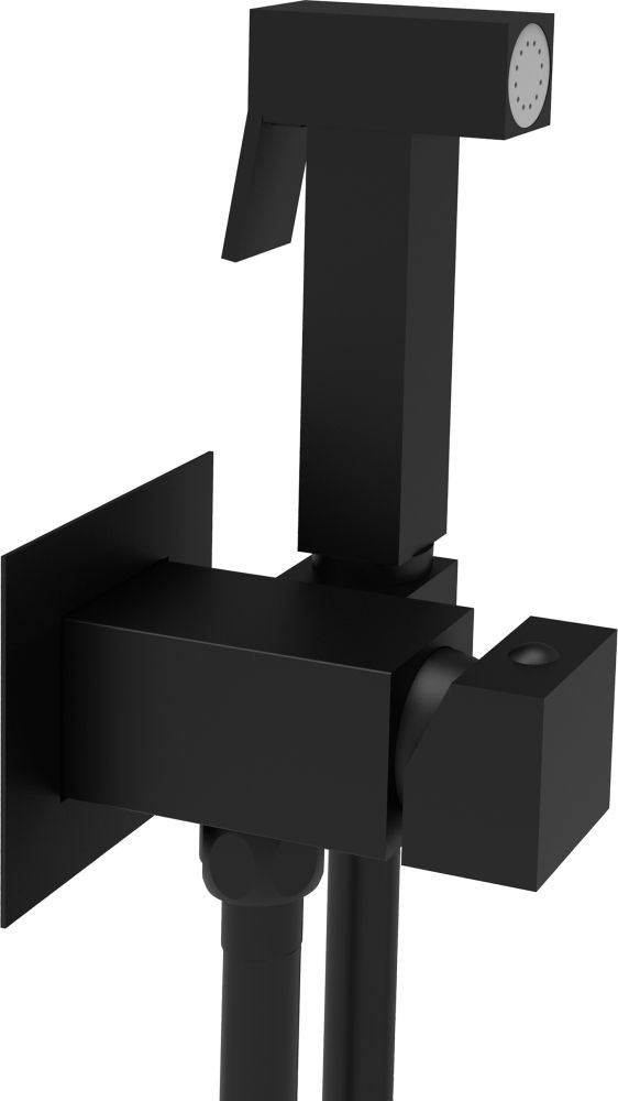 Смеситель с гигиеническим душем Paffoni Tweet Square ZDUP 112NO