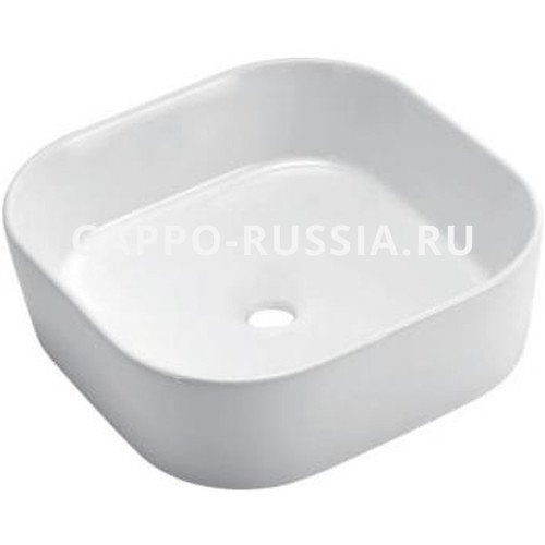 Раковина накладная без перелива GAPPO GT-202 Прямоугольная