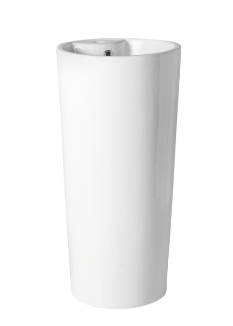 Раковина напольная с переливом GAPPO GT-602 (410mm*410mm*850mm) Круглая